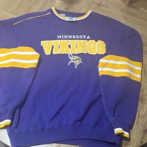 Minnesota Vikings Purple and Yellow Sweatshirt
